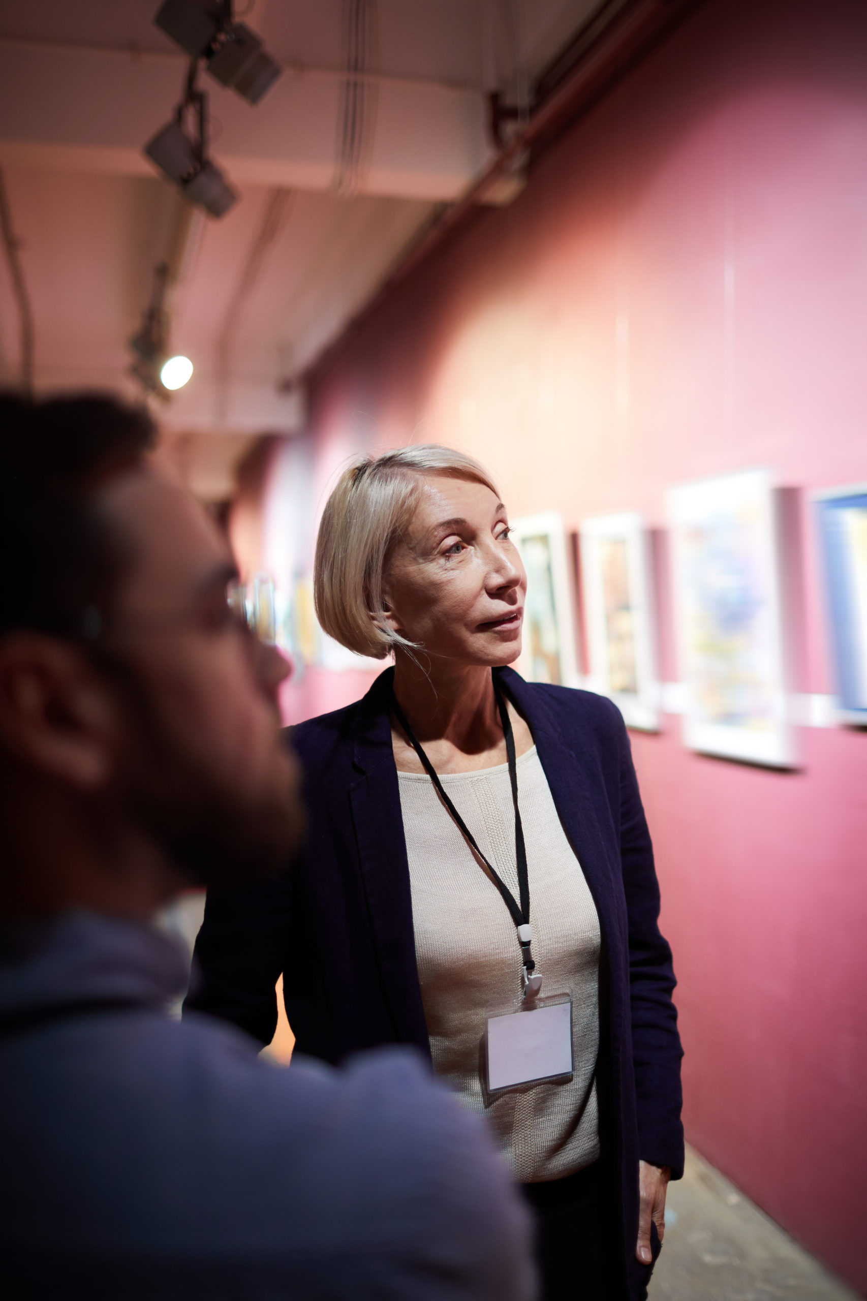 Art Gallery Curator in Museum